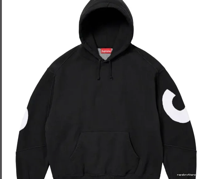 M HOODED S Sweatshirt LOGO Back L SWEATSHIRT Hoodie Grey Black Big JACQUARD LOGO XL BIG 0920